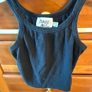 Princess Polly Midnight Black Tank Top
